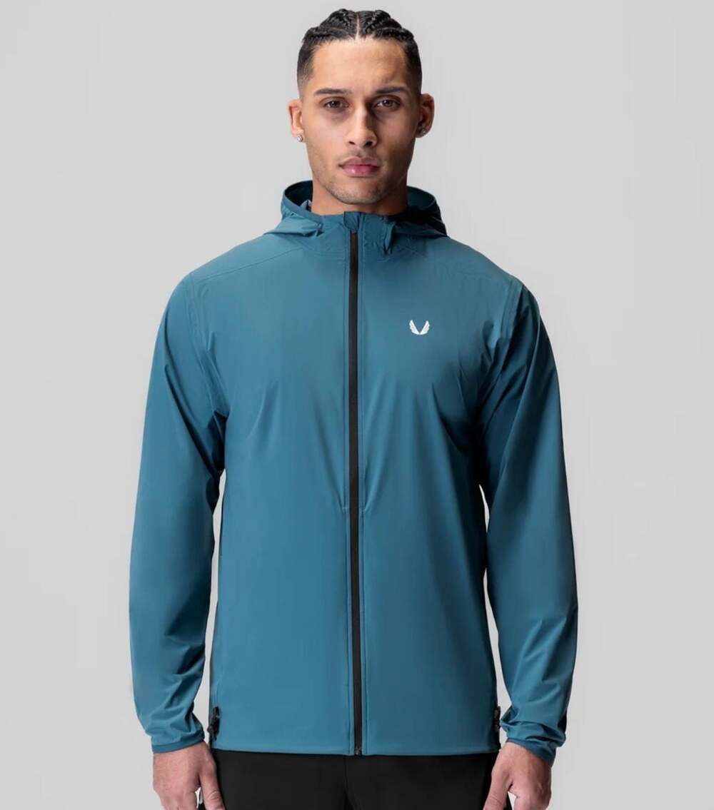ASRV 1051 Aerotex Lightweight Windbreaker Jacket Storm Blue